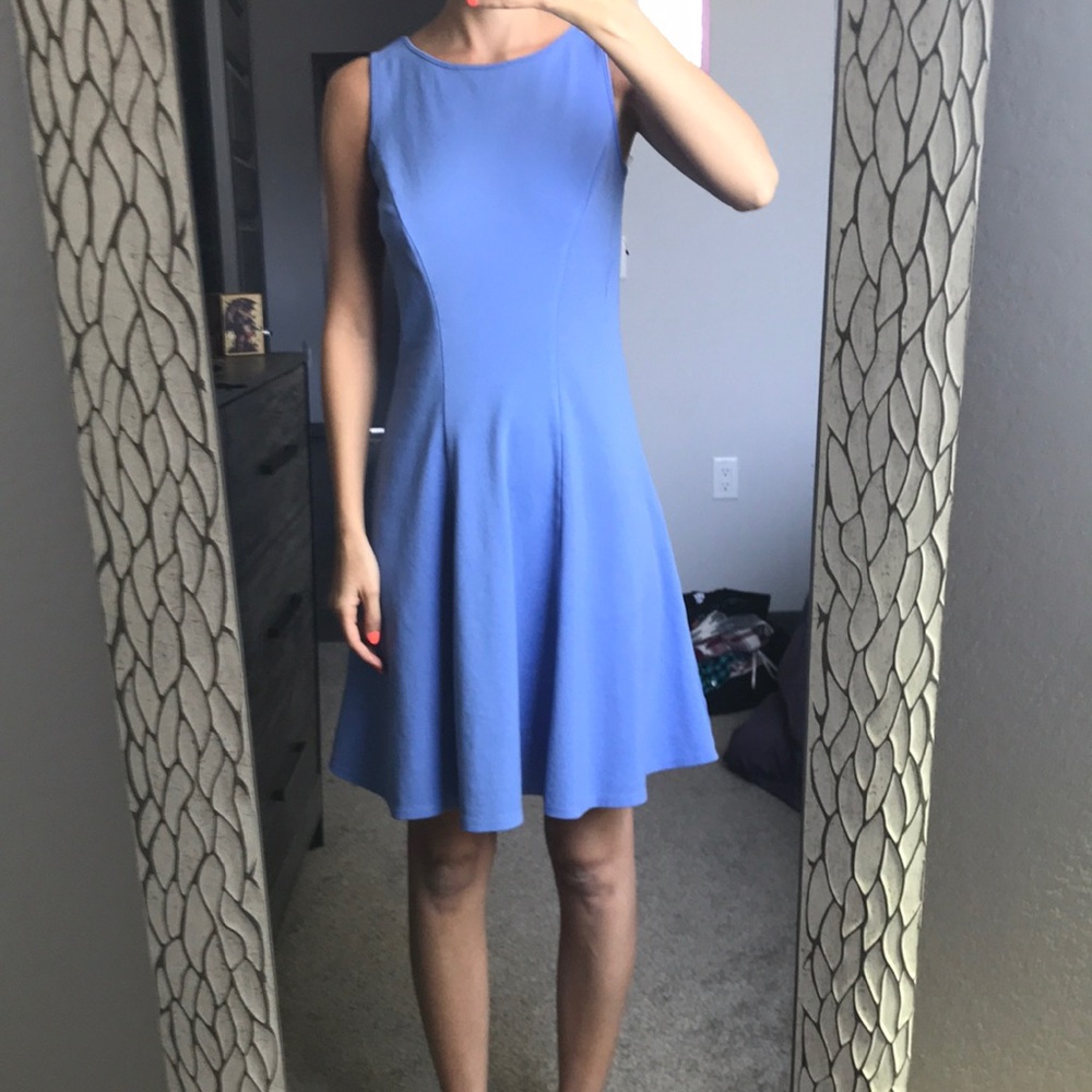 NWOT New York & Company casual blue dress
